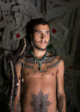 Load image into Gallery viewer, JADE NECKLACE MAYAN