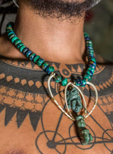 Load image into Gallery viewer, JADE NECKLACE MAYAN