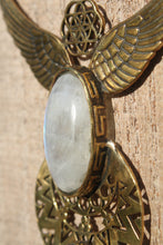 Load image into Gallery viewer, MOONSTONE WINGS NECKLACE
