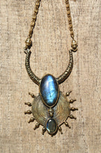 Load image into Gallery viewer, PIRATE LABRADORITE NECKLACE