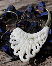 Load image into Gallery viewer, WHITE BONE EARRINGS