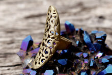 Load image into Gallery viewer, BRASS SPIRAL RING