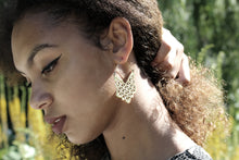 Load image into Gallery viewer, FLOWER OF LIFE EARRING DESIGN