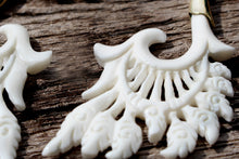 Load image into Gallery viewer, ORNATE BONE EARINGS