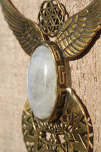 Load image into Gallery viewer, MOONSTONE WINGS NECKLACE
