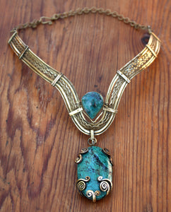 CHRYSOCOLLA NECKLACE