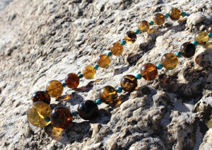 MEXICAN AMBER NECKLACE