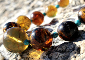 MEXICAN AMBER NECKLACE
